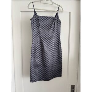 Vintage Jessica McClintock for Gunne Sax Knee Length Dress Gray Size 9